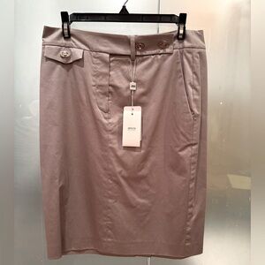 NWT Silver Armani Skirt